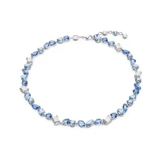 Marine Moonstone Crystal Necklace