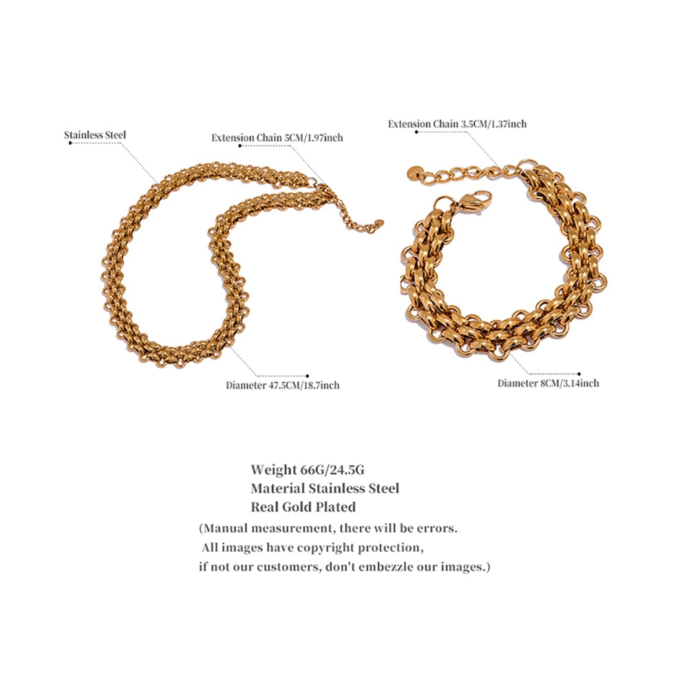 Tartan Chain Necklace