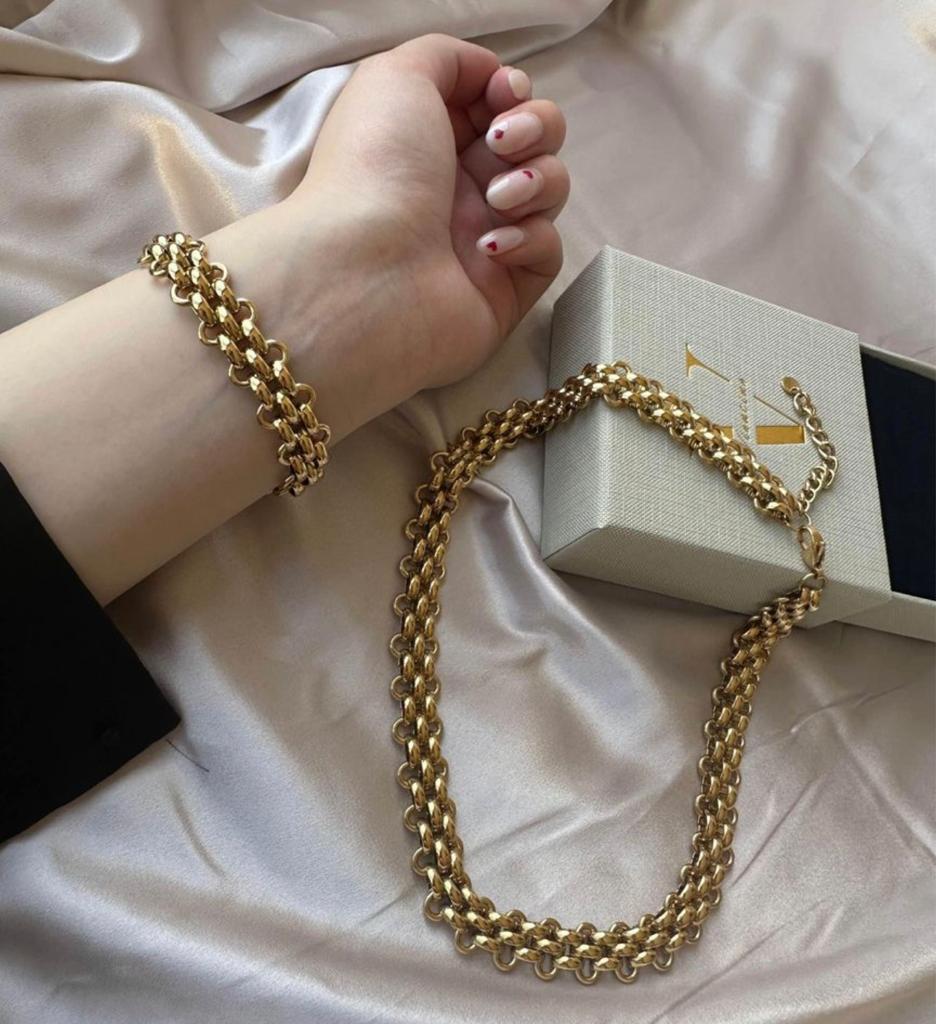 Tartan Chain Bracelet